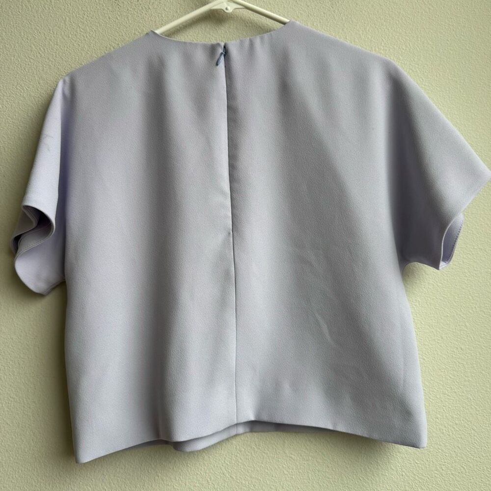 J.Crew 365 Satin Crepe Sleeveless Blouse Lavender Purple Women's Size 4 / Small - Picture 5 of 7
